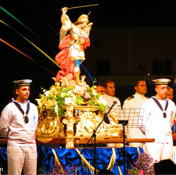 Boat Parade in Sant'Angelo, Italy